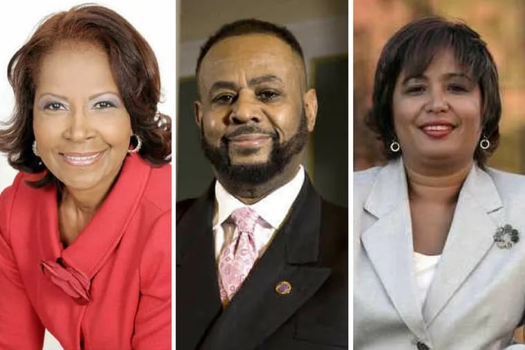 Council members Blondell Reynolds Brown, Curtis Jones and Maria Quinones Sanchez are demanding affordable housing options for Philadelphia.