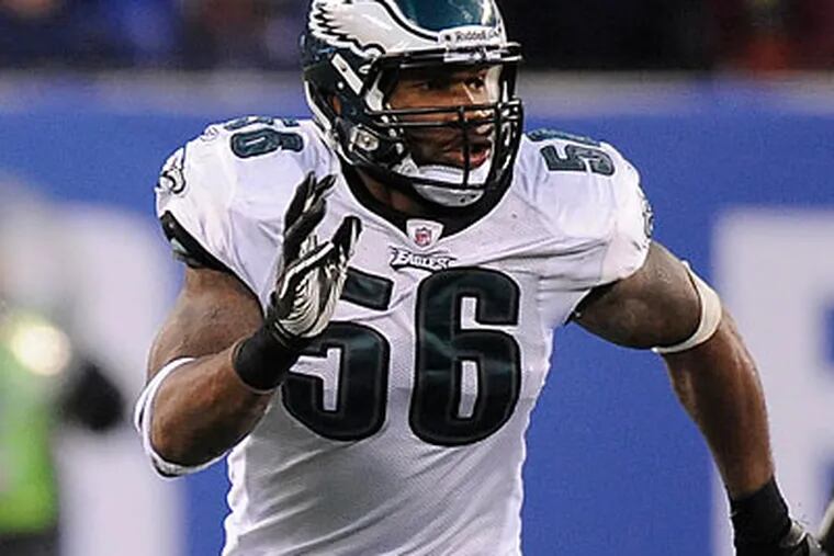 Akeem Jordan was the only unrestricted free agent to return to the Eagles after the NFL lockout. (Clem Murray/Staff file photo)