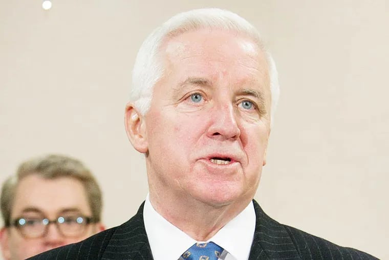 A recent poll shows that just one in four say Pa. Gov. Corbett should win a second term this year, and even they're not sure. (File photo)