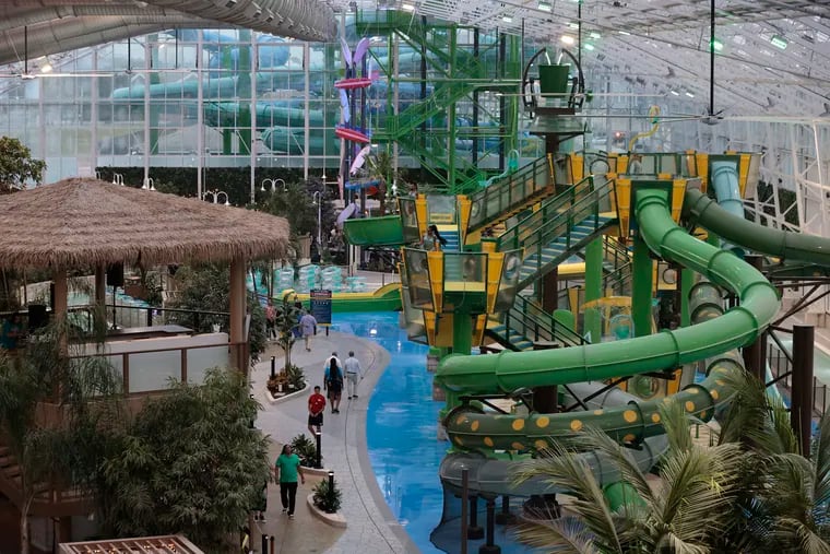The new $100 million Island Water Park opening June 30 at Showboat Hotel in Atlantic City.