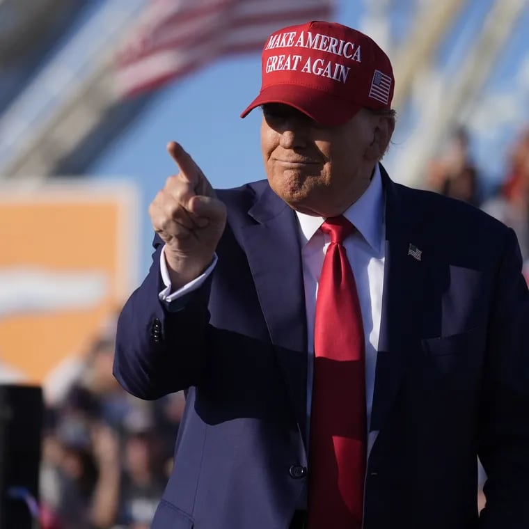 Former President Donald Trump at a 2024 campaign rally in Wildwood, N.J., Saturday, May 11, 2024.