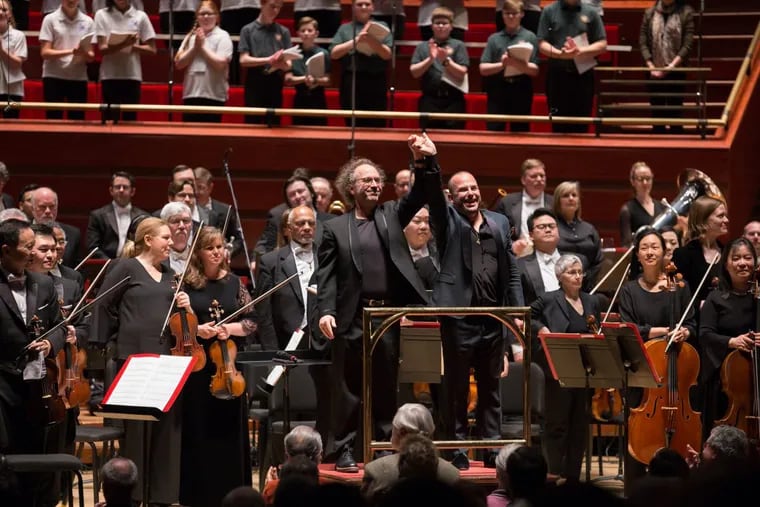 The Philadelphia Orchestra performed the world premiere of “Philadelphia Voices” by composer Tod Machover Thursday at Verizon Hall.