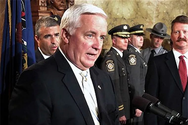 Gov. Tom Corbett is expected to approve the budget plan before Pennsylvania's new fiscal year begins Friday. (AP Photo / Marc Levy)