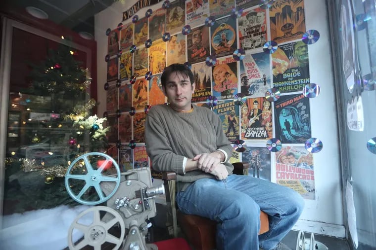Bill Arrowood, recently opened South Street Cinema, a 40-seat pop-up movie house on South Street.