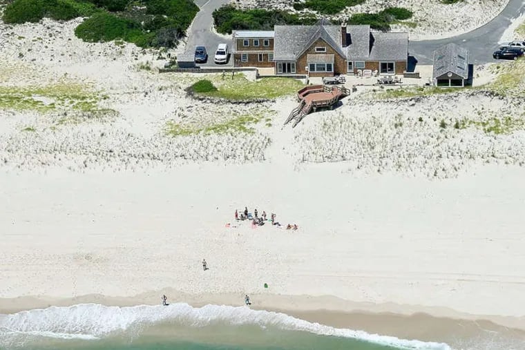 Gov. Chris Christie and family on closed Island Beach State Park in N.J.