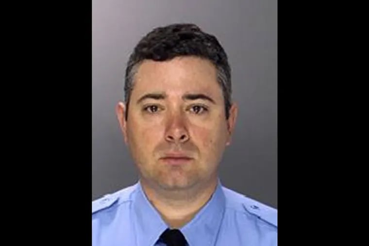 Philadelphia Police Officer Joseph Marion, who was reinstated after his 2015 assault charge, faces termination again. Police say his gun fell on the ground during a fight.