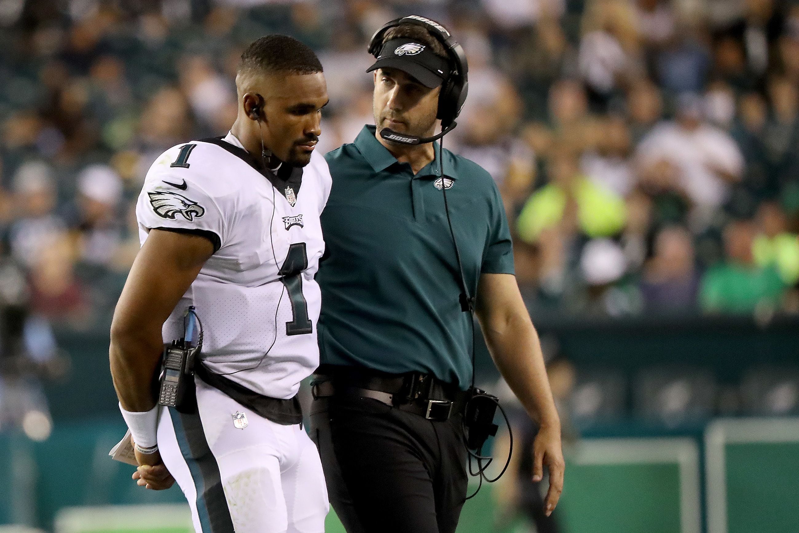 Upon further review, Eagles coach Nick Sirianni doubles down on Jalen Hurts'  first performance