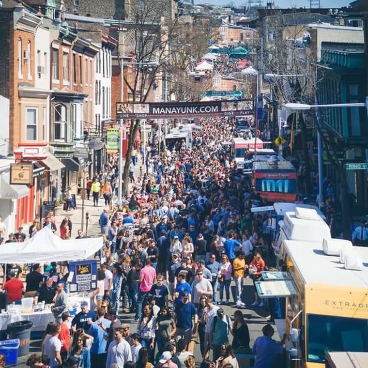 The only thing that outnumbers the food trucks and vendors during Manayunk's StrEAT Food Festival is the crowd.