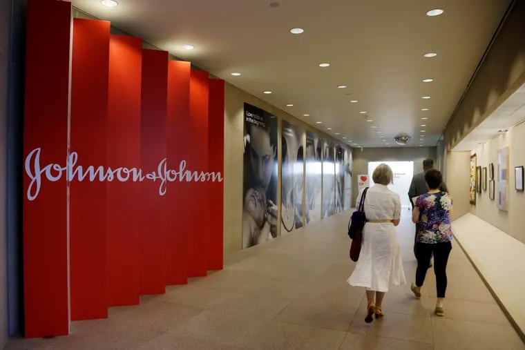 The headquarters of Johnson & Johnson in New Brunswick, N.J., in July 2013. A Philadelphia jury ruled in 2019 that Johnson & Johnson and Janssen Pharmaceuticals must pay $8 billion in punitive damages over an antipsychotic drug linked to the abnormal growth of female breast tissue in boys, an amount dramatically reduced in a later ruling.