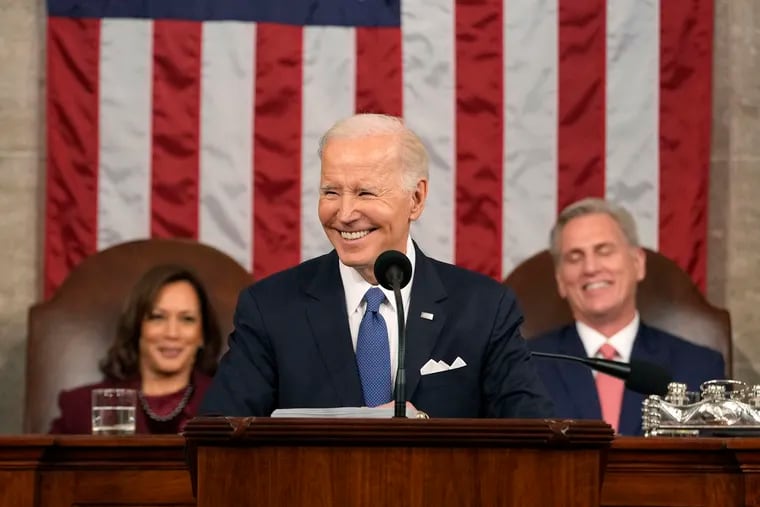 President Joe Biden delivers his State of the Union address last week. On Monday, the Senate voted to confirm his nomination of Judge Cindy Chung for a Pa. federal appeals court seat.