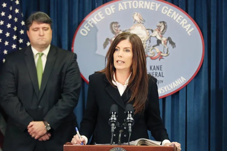Pennsylvania Attorney General Kathleen Kane ( MICHAEL BRYANT / Staff Photographer/File )