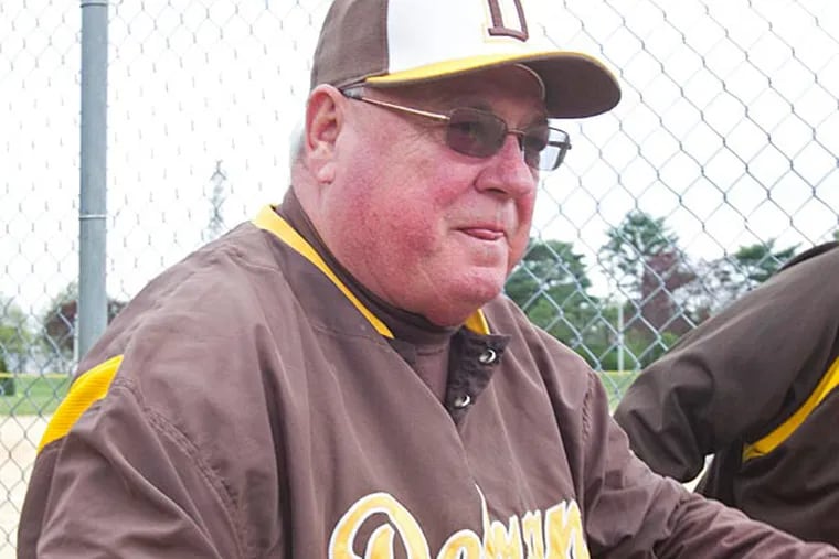 Delran baseball coach Rich Bender.  (David M Warren/Staff Photographer)