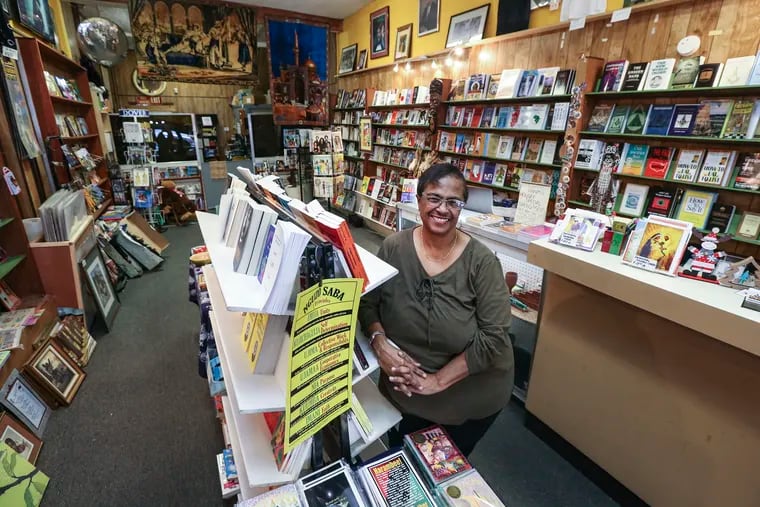 Yvonne Blake,  owner of Hakim's Bookstore & Gift Shop at 210 S 52nd Street, says she has seen more interest in books about Black history and social justice, especially from white customers.