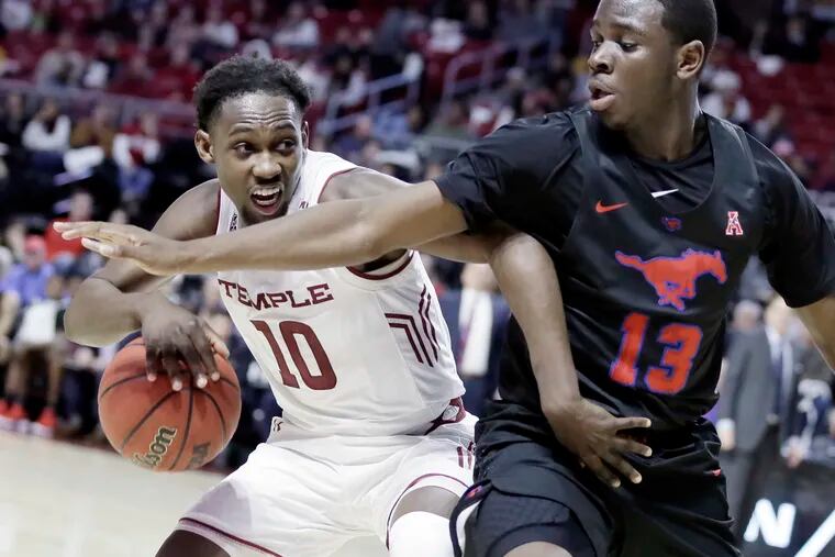 Shizz Alston led Temple with a game-high 28 points in Wednesday's conference win over SMU. Alston also had five assists and three rebounds.
