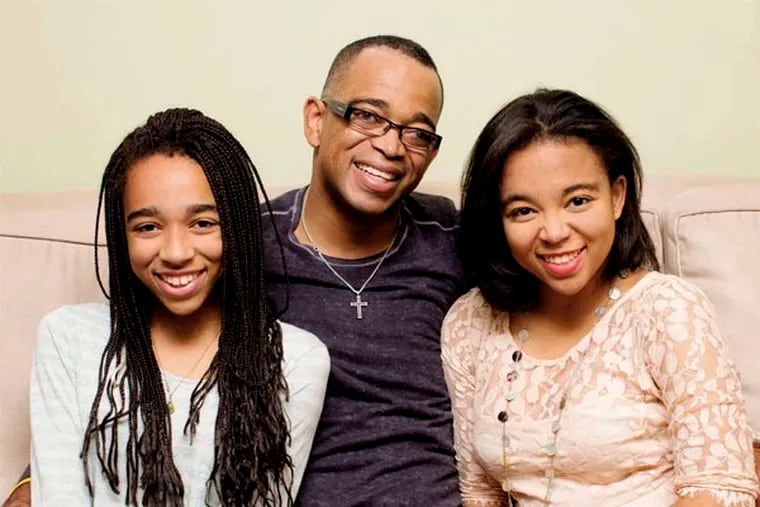 Stuart Scott, ESPN anchor, with his daughters. He died Jan. 4 of rare appendix cancer.