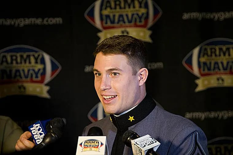 Army's Thomas Holloway. (Matt Rourke/AP)