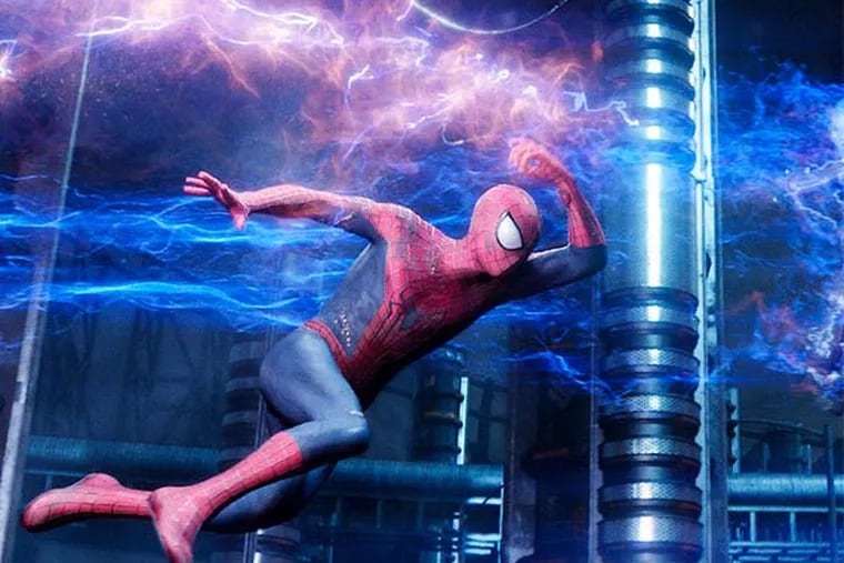 Andrew Garfield is the title character in "The Amazing Spider-Man."