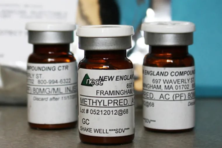 This injectable steroid product made by New England Compounding Center in Massachusetts was linked to a national fungal meningitis outbreak that has killed more than 20 people. (AP File Photo)