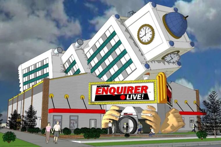 Artist's rendering f  of the National Enquirer Live! attraction in Pigeon Forge, Tenn.