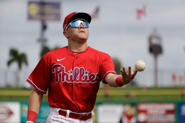 Outfielder Símon Muzziotti is one of the Phillies' minor-leaguers on the 40-man roster who will have their development interrupted by the lockout.