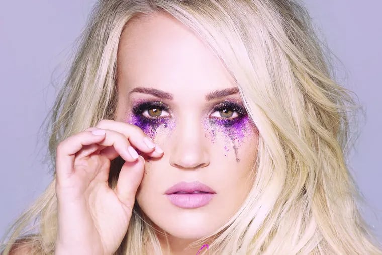 This cover image released by Capitol Records Nashville shows "Cry Pretty," a release by Carrie Underwood.