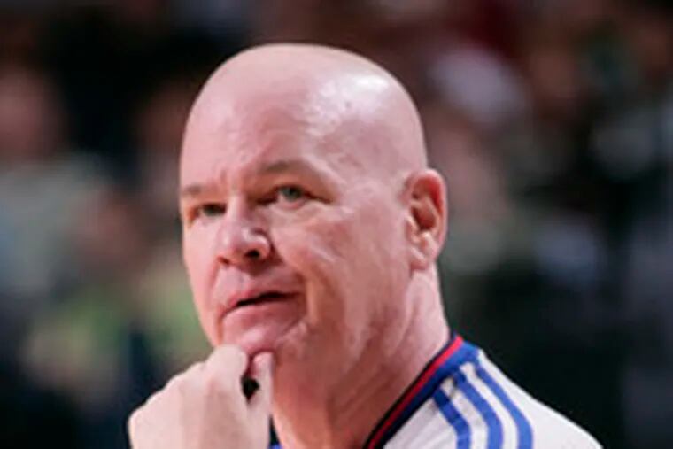 Referee Joey Crawford staring at the Spurs&#0039; Tim Duncan during Sunday&#0039;s game. The league has suspended Crawford indefinitely.
