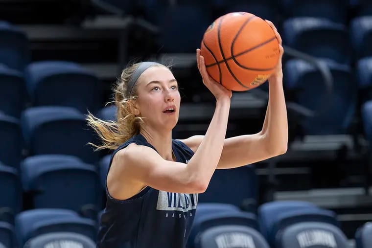 Villanova' Lucy Olsen leads the team in assists this season with 48.
