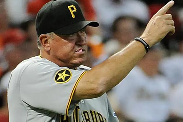 Clint Hurdle wants his pitchers to control the inside part of the plate. (Pat Sullivan/AP)
