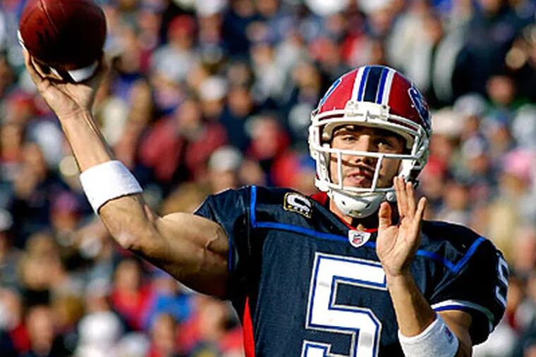 Trent Edwards, 28, has 33 starts in four seasons, almost all with the Bills. (Don Heupel/AP file photo)