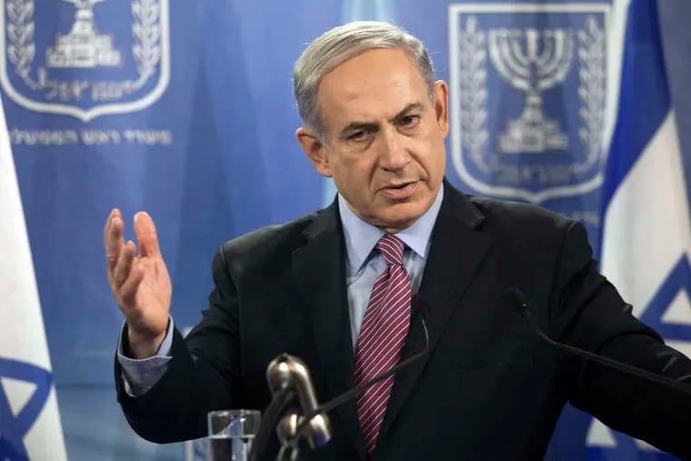 Benjamin Netanyahu, prime minister of Israel.