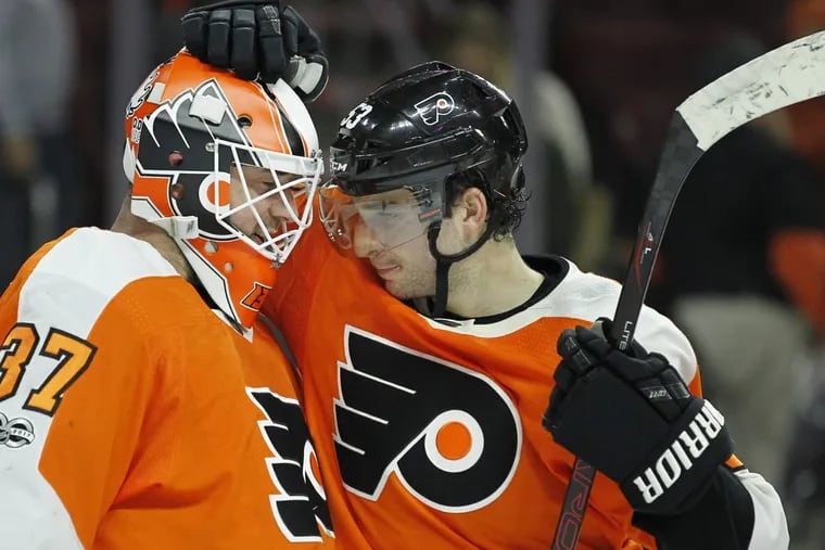The Philadelphia Flyers are the fourth team in NHL history to lose 10 straight and then immediately win five in a row — and the first team to do it since San Jose in 2005.