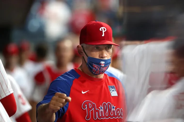 Manager Joe Girardi of the Phillies was among the team's first to get the COVID-19 vaccination.
