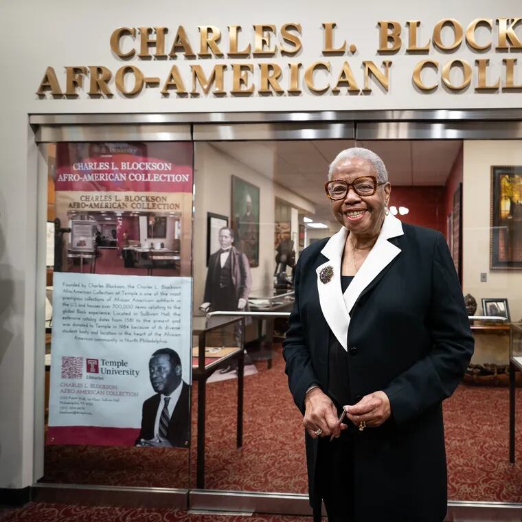 Delores Brisbon, the former chief operating officer of the Hospital of the University of Pennsylvania, shown here during an event at which she read from the second volume of her autobiography:  "A Privileged Life II:  Wisdom from My Journey ”,  at the Temple University Blockson Collection, in Philadelphia, Tuesday, March 19, 2024.