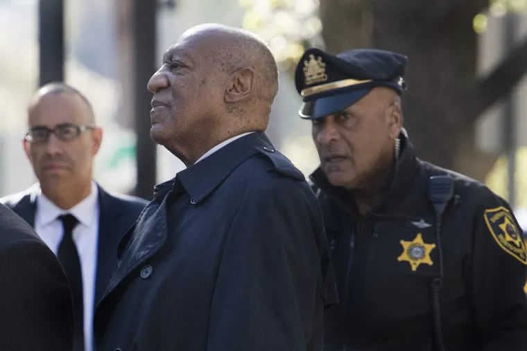 Bill Cosby arrives for his sexual assault trial on Thursday.