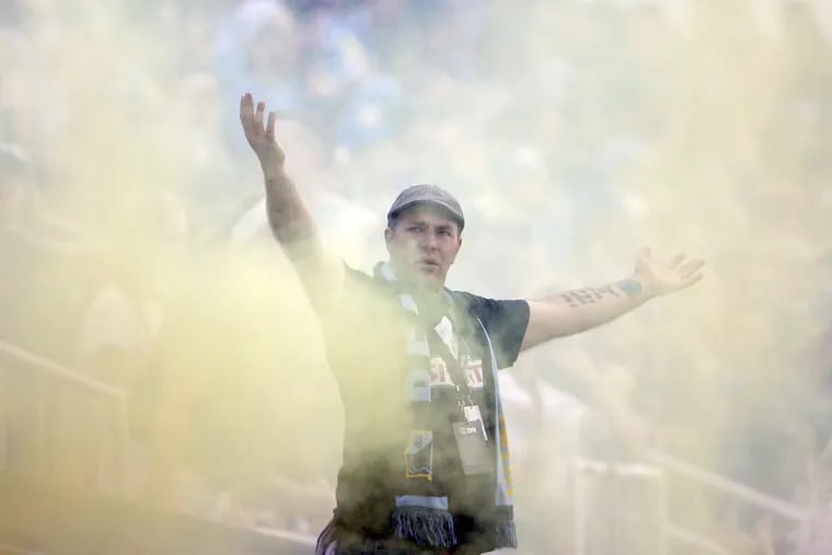 Philadelphia Union chief business officer Tim McDermott coordinates the team’s relationship with the Sons of Ben supporters’ club, the team’s most loyal fans.
