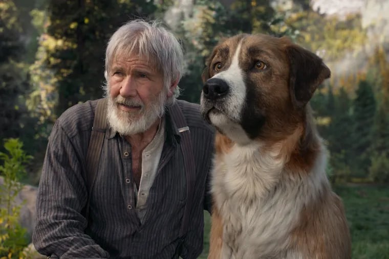 Harrison Ford plays a prospector with a soft spot for a dog in "The Call of the Wild."