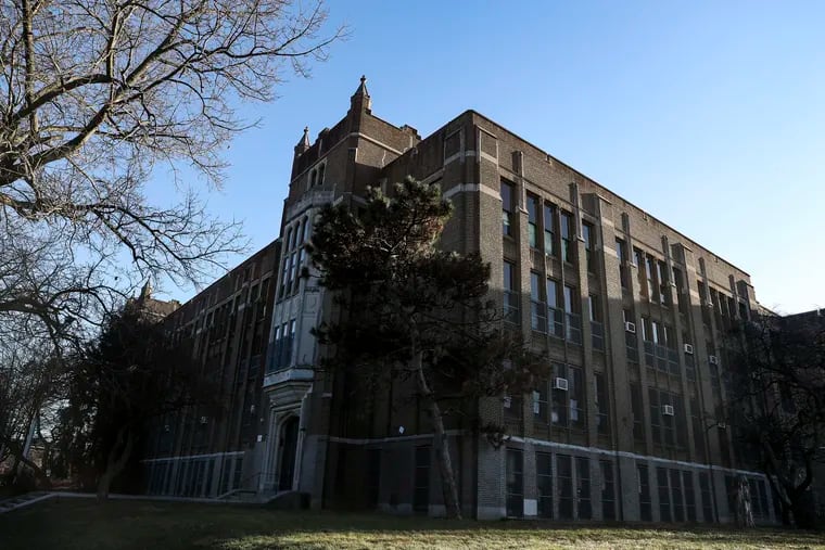 Carnell Elementary School in Philadelphia, Pennsylvania on Friday, December 20, 2019. The elementary school was closed because of asbestos.