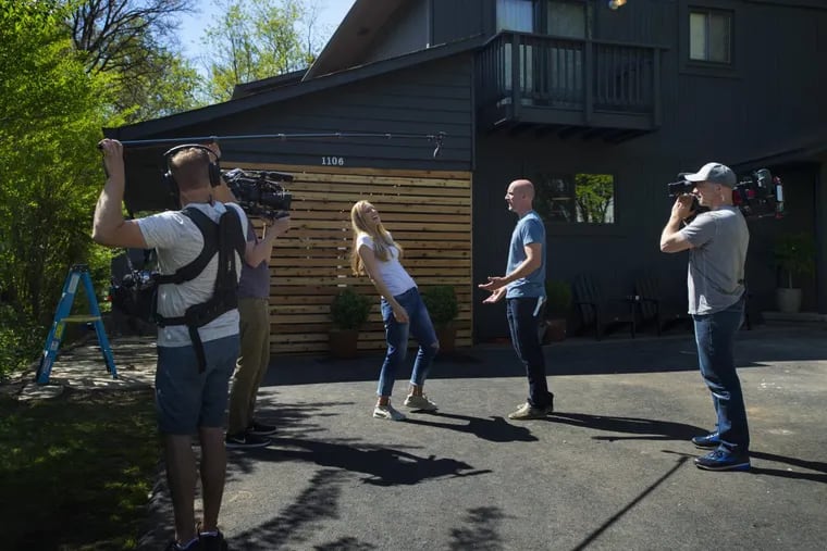 Lauren (left) and David Liess are filming an HGTV show, “Best House on the Block,” which will debut this fall. “HGTV has given people some self-confidence to take on houses they wouldn’t ordinarily have taken on,” Lauren Liess says.