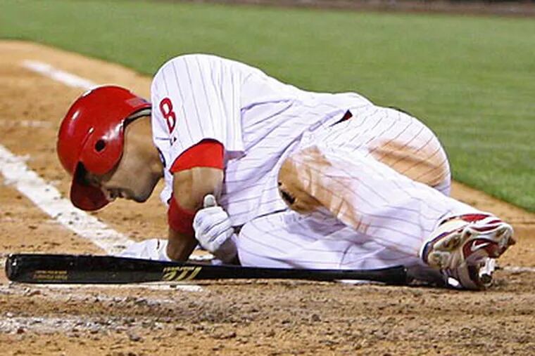 "We're going to be cautious with him," Phillies general manager Ruben Amaro Jr. said of Shane Victorino. (Steven M. Falk/Staff file photo)