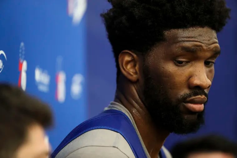 Joel Embiid will be the only center with a signature shoe this fall.