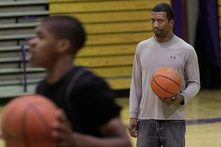 Martin Luther King basketball coach Sean Colson. (Michael S. Wirtz/Staff Photographer)