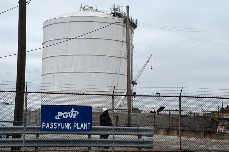 The PGW Passyunk Plant, at Passyunk Avenue and Dover Street.