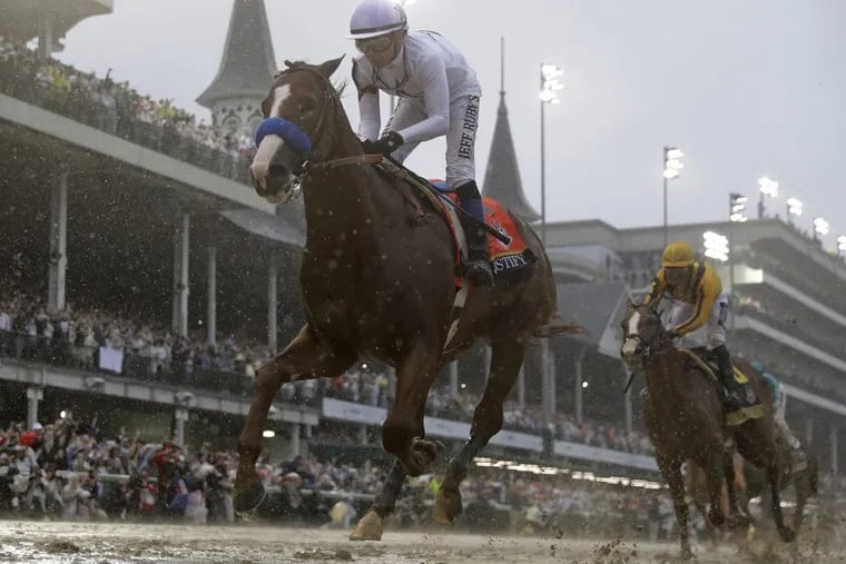 Mike Smith rides Justify to victory during the 144th running of the Kentucky Derby horse race at Churchill Downs. Evidently it wasn’t memorable for everyone.