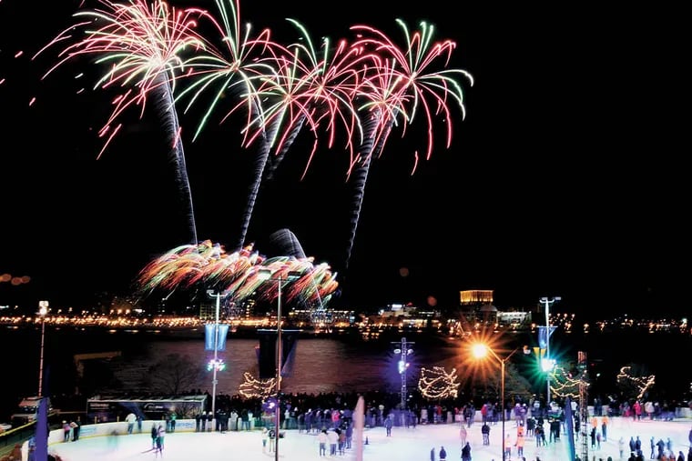 New Year’s Eve fireworks (over Penn’s Landing’s RiverRink) take place at 6 p.m. and midnight.