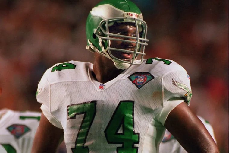 Bernard Williams started all 16 games for the Eagles in 1994 after being drafted 14th overall.