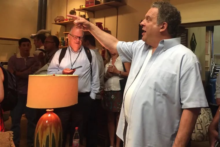 Jeff Garlin on the set of "The Goldbergs." Garlin is exiting the show after allegations of misbehavior on the set.