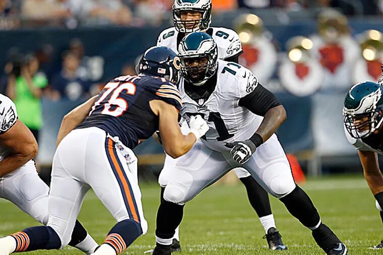 Eagles offensive tackle Jason Peters. (Yong Kim/Staff Photographer)