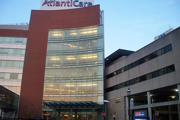 AtlantiCare Regional Medical Center at the parking garage for Caesars Casino in Atlantic City. (WikiMedia)