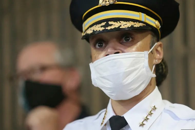 Philadelphia Police Commissioner Danielle Outlaw said the spike in killings can partially be attributed to the rise of people staying inside more and other tensions from the COVID-19 pandemic.