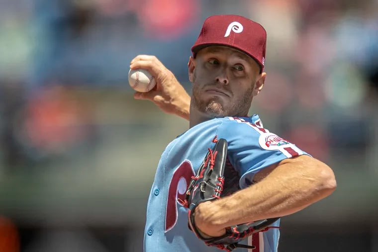 Zack Wheeler will return to the Phillies' rotation on Wednesday to make his first start since Aug. 20.